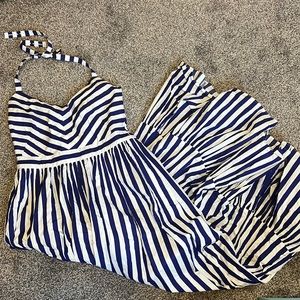 J Crew Haltered Maxi Dress